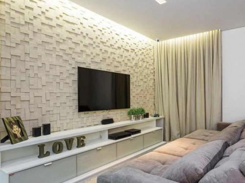 White 3D variet mosaic "São Tomé" stone